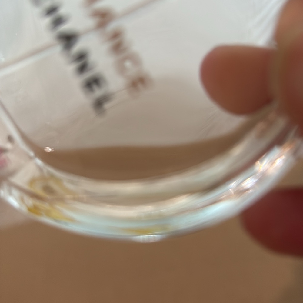 Almost empty CHANEL Chance Eau Tendre with Gold Cap - Picture 2 of 3